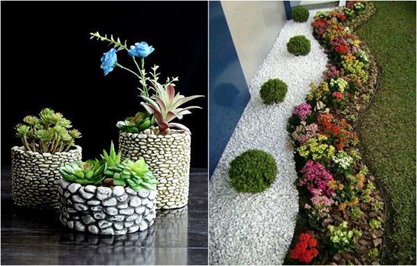 поделки из гальки для сада поделки из гальки для сада.jpg