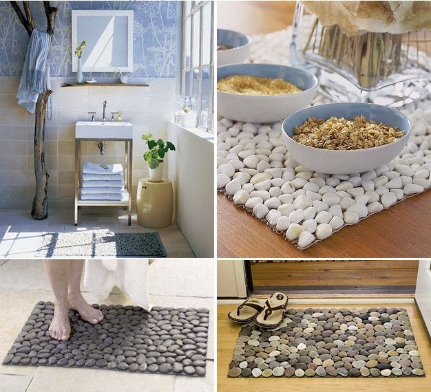 Коврик для ванной из гальки Коврик для ванной из гальки.jpg